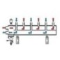 Collecteur de chauffage DN25 , 3+1 circuits avec désemboueur magnétique et purgeur