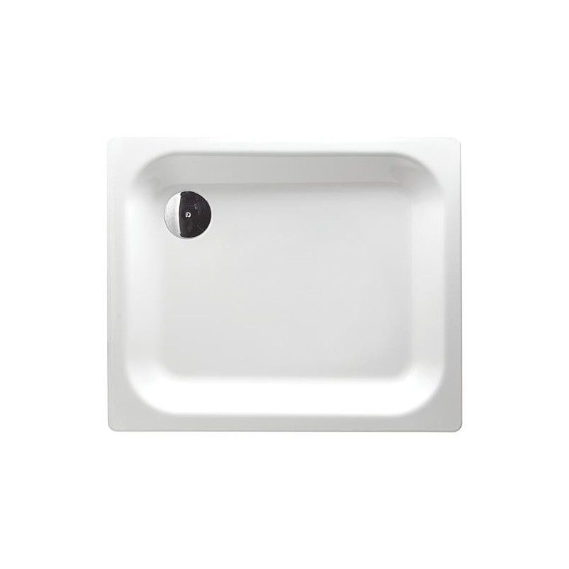 Receveur de douche ERAM rectangulaire 900x65x750 mm acier émaillé, blanc