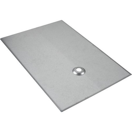 Plaque support de tuile type ardoise - inox