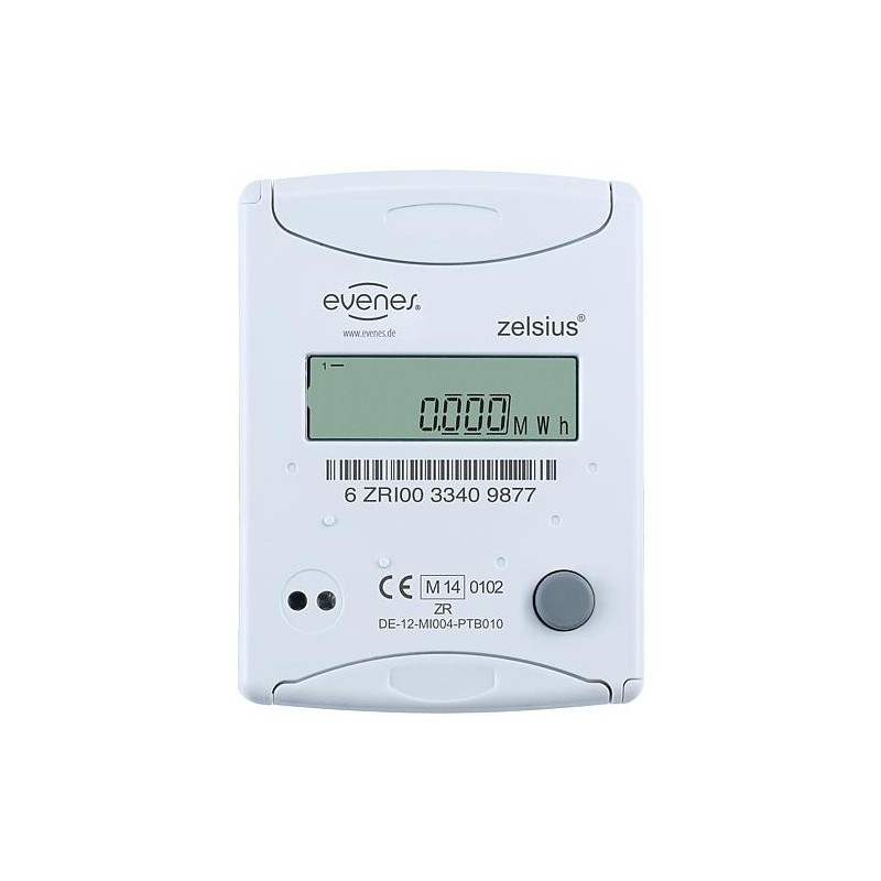 compteur calorique compact Evenes DN20, 1" male x130mm 2,5m³/h taxes incluses