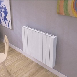 Radiateur électrique en aluminium E-Blitz Core 1000 Watts, RAL 9010