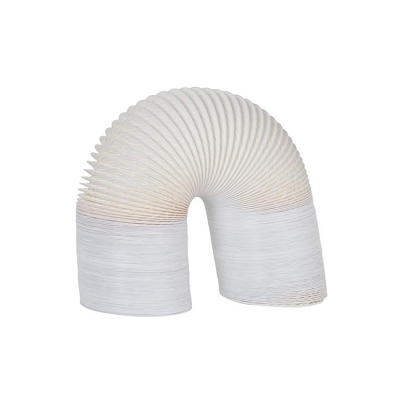 Tuyaux flexible en plastique pour hotte aspirante blanche Type 1086 DN 125   /Rouleau 6 m