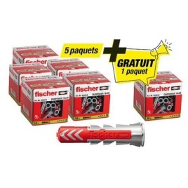 Kit Promo Fischer contenant 5x 94 119 92 + gratuit 1x 94 119 92 cheville Duopower