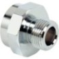 Reduction laiton chrome fil fem 3/4" x fil mâle 3/8" ,