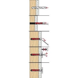 chevilles Fischer DUOTEC 10 Paquet 50 pieces