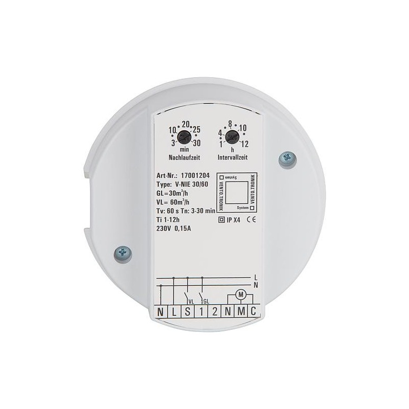 Module de commande Evenes V-NIE30/60 2 niveaux, avec poursuite de fonctionnement intermittent