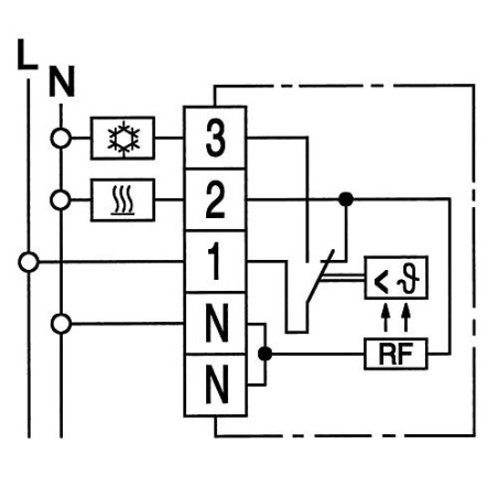 Détecteur de gel électromécanique type FTR-E 3121 avec sonde intégrée