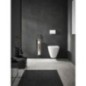 Module WC emco asis pure encastré, butée droite 730mm noir