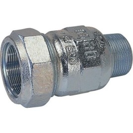 Raccord de jonction en fonte malleable mâle, Gaz PN 4, eau PN 16, Type I 1" (33,7)