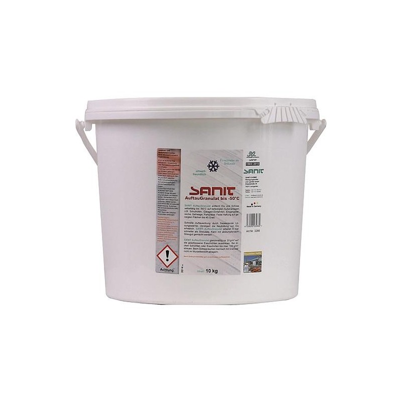 SANIT Granulé de décongélation jusqu’à -50°C sceau 10kg