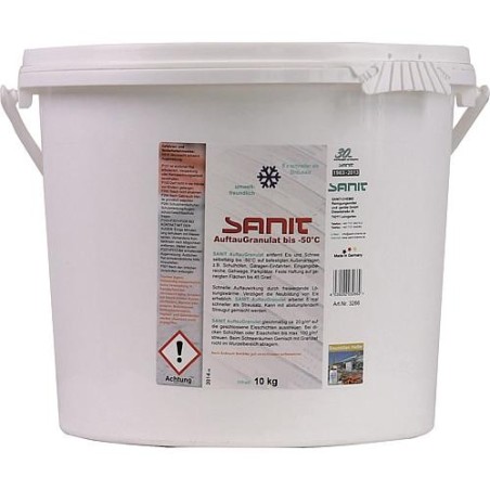 SANIT Granulé de décongélation jusqu’à -50°C sceau 10kg