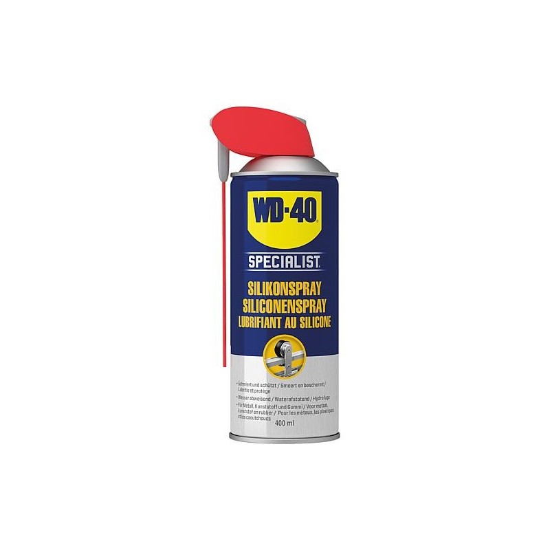 Spray silicone WD-40 specialist 400ml Smart Straw-bombe aérosol