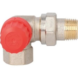 Vanne thermostatique Danfoss RA-N10, équerre gauche DN10 (3/8")