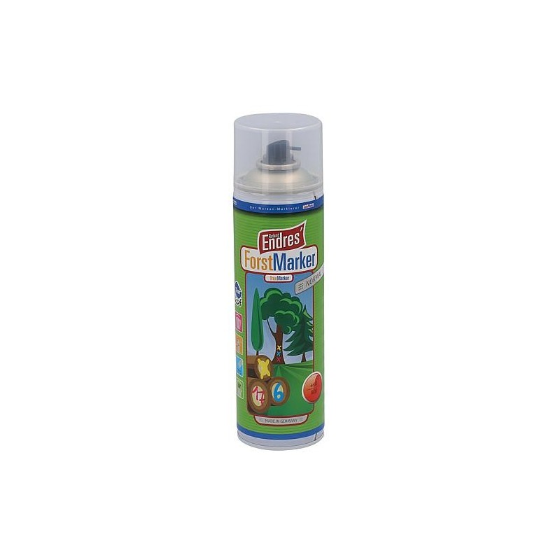 Spray de marquage longue durée blanc, Roland Endres marqueur 360° KWF, bombe aérosol 500ml