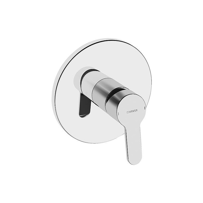 Mitigeur de douche encastré Hansa Hansaprimo rosace  Ø 170 mm chrome