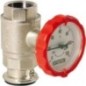 Robinet a bois sph de pompe avec frein thermometre integre Ø 63mm type S , rond 11/4" ---rouge---"