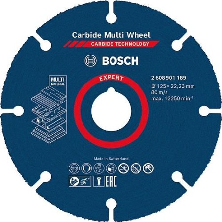 Disque de tronconnage BOSCH Expert Carbide Multiwheel Ø 125x22,23mm