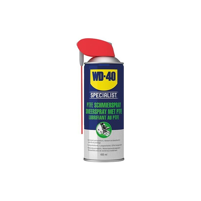 PTFE-Lubrifiant en aérosol WD-40 specialist 400ml Smart Straw-bombe aérosol