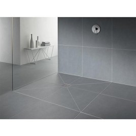 Panneau de montage de douche, standard Ecoulement vertical, centré 1200x1200x50 mm, hauteur 50 mm