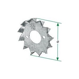 Ancrage pattes de solivage bilatérale, 62 M12