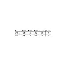 Clapet d’oburation automatique Type PER-250 Blanc