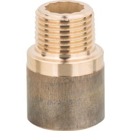 rallonge de robinet 1/2" 25 mm bronze DVGW