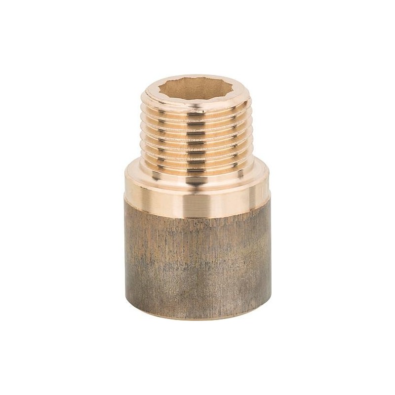 rallonge de robinet 1/2" 25 mm bronze DVGW