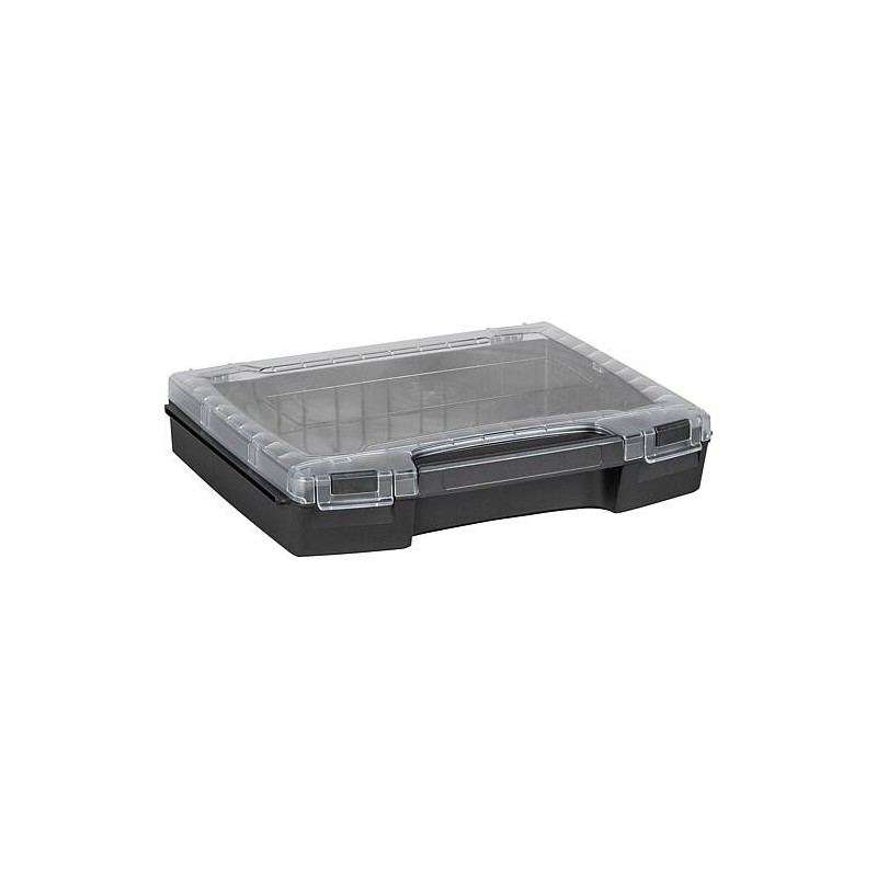 I-Boxx® 72 H3 vide, noir, avec couvercle transparent