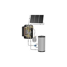 Systeme de séparation solaire Solex Midi DN20, régulation Delta Sol incluse BX Plus