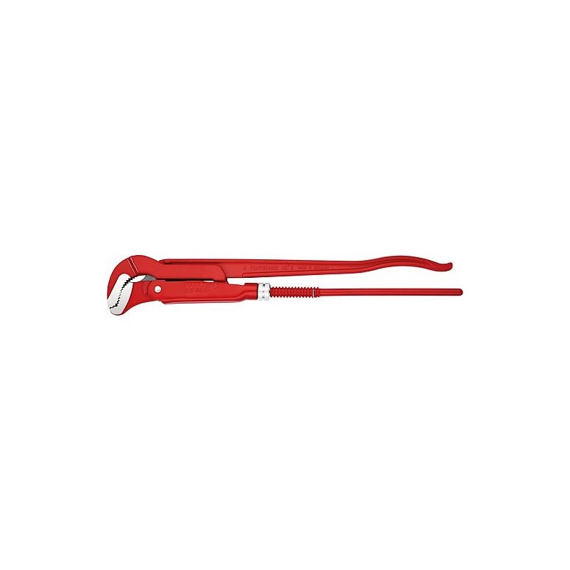 Pince serre-tube en S, KNIPEX rouge laqué, L: 540mm