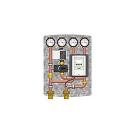 Module hydraulique Easflow Logico circuit direct, circuit melange avec regulation