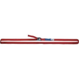 Sangle d’arrimage, une pièce DIN EN12195-2, rouge sangle 25mm, longueur 5m , UE 2