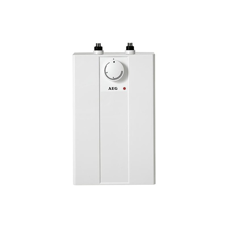 Chauffe-eau AEG HUZ 5L de base 230V/2kw, plage temperature 35-85°C Dim : 415 x 252x 215 mm basse pression