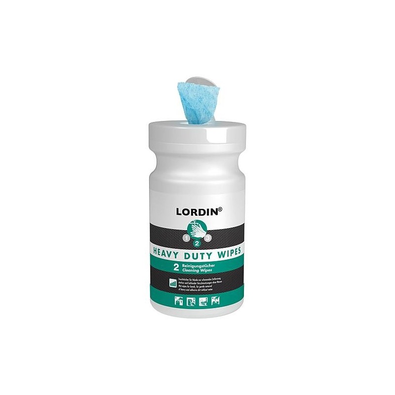 Lingettes de nettoyage LORDIN heavy duty wipes 80 lingettes