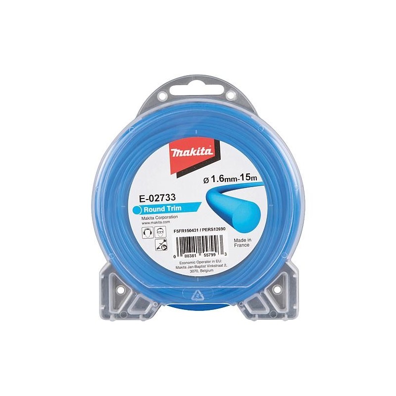 Fil de coupe MAKITA E-02733 Ø 1,6mm, longueur 15mm rond