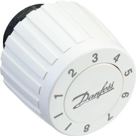 Limiteur de température de retour Danfoss FJVR, 10-80°C couleur RAL 9010, blanc