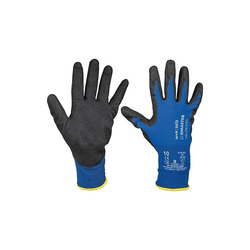 Gants ESD Velox Endurance taille 8, paire