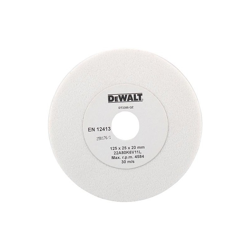 Disque a poncer Ø 125 x 20 mm l 25mm, grain 400, convient pour DeWALT DW754