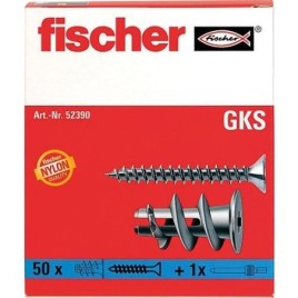 Chevilles Fischer pour plaques de platre GK type GKS emballage 50 pces