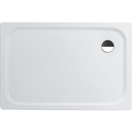 Receveur douche EDURA rectangulaire 1000x40x900 mm acier emaillé, blanc