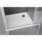 Receveur douche EDURA rectangulaire 1000x40x900 mm acier emaillé, blanc