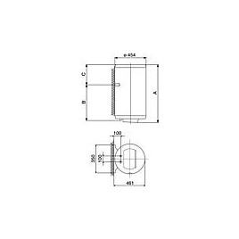 Chauffe-eau résistant à la pression type TG 150 EVE 150 litres électrique