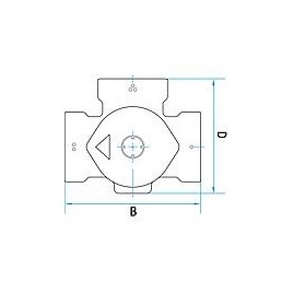 Clapet de chargement ALV, amovible de l Exterieur, DN32 femelle, 61 °C