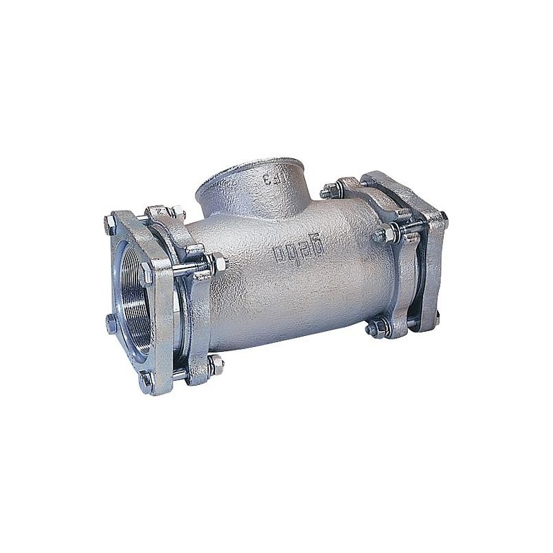 Accoup de serrage en fonte malleable fem/fem, Gaz PN 1, eau PN 16, Type TF 2 1/2" (76,1) Sortie avec filet fem ",