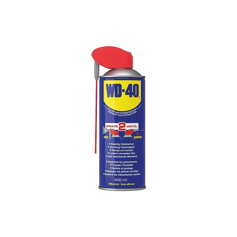 Huile multifonctionnel WD-40 Smart Straw 400ml aérosol