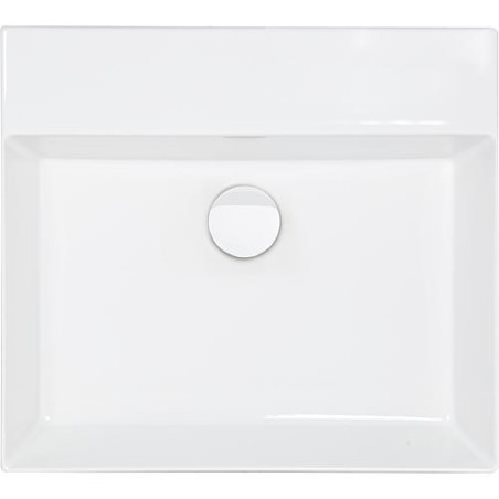 Vasque Elayla sans trou de robinet en céramique, blanc 500x130x450 mm