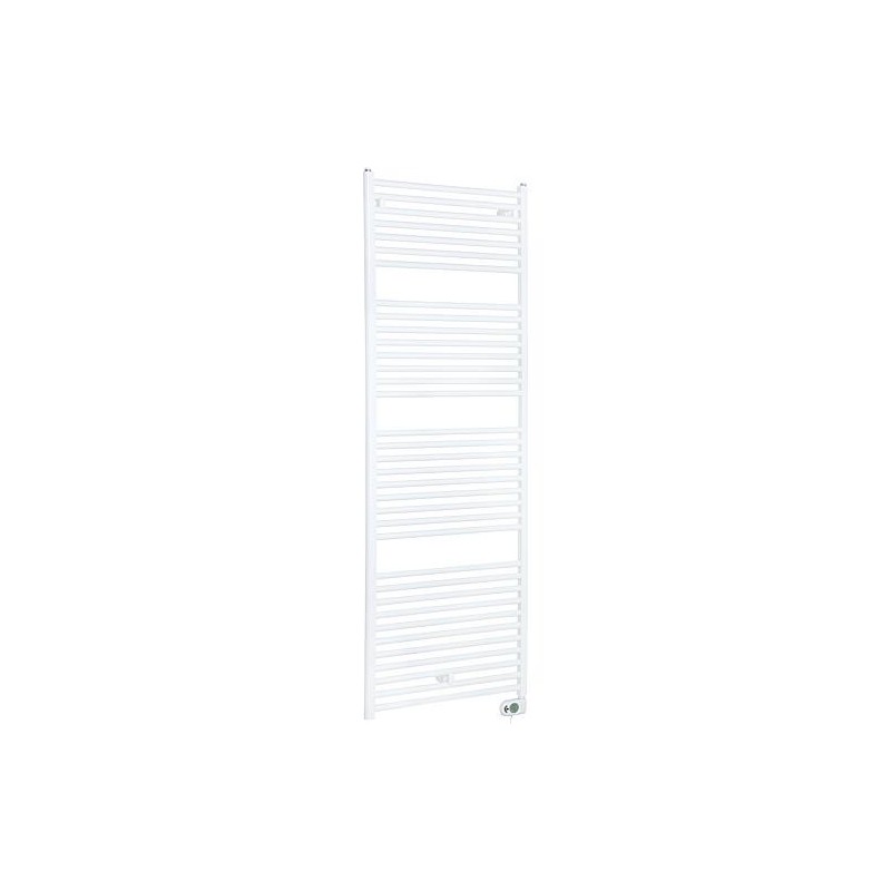 Seche serviette electrique Aluminium, type eCOOL ED digital 1000 Watt, blanc RAL 9010