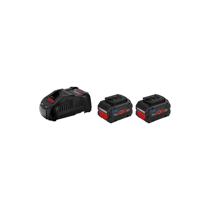 Kit Batteries BOSCH 18V avec 2x 5,5 Ah ProCORE batterie et chargeur