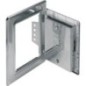 KW porte de cheminee RV 140/200 en acier inox avec cle, construction controlee