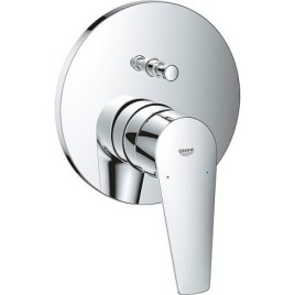 Mitigeur de baignoire Grohe BauEdge rosace Ø: 158 mm chrome